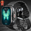 2024 New TWS 2-in-1 With Headset Smart Watch Bluetooth Call Men Watch GPS Track SmartWatch Heart Rate Monitor Play Music Watch