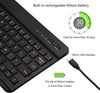 Mini Bluetooth Keyboard Wireless Keyboard Rechargeable Russian Spain Keyboards For IOS Android Windows 10 Inch For Phone Tablet