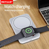 3in1 Wireless Magnetic Power Bank Portable External Spare Battery Wireless Fast Charger For Macsafe iPhone iWatch Apple Watch