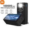 Xiaomi Solar Power Bank 100000mAh Large Capacity External Battery Mobile Phone Wireless Fast Charging Mobile  Phone Accessories