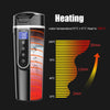 Portable LCD Display 450ML Water Warmer Bottle Stainless Steel Heat Preservation Car Heating Cup Electric Kettle 12V/24V